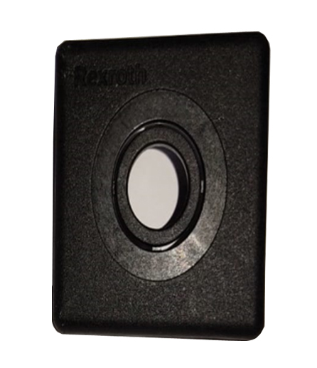 CAP 45X45;ESD; BLACK; WITH HOLE